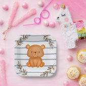 ベア紙プレート ペーパープレート (パーティー)