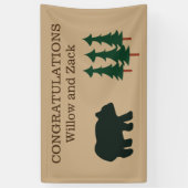 ベア素朴カスタムバナー 横断幕 (縦)