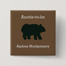 ベア素朴カスタムボタン名タグ 缶バッジ