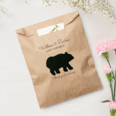 ベア素朴パーティー好意バッグクラフトBEA-100 フェイバーバッグ (封をした状態)