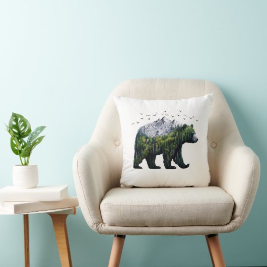 ベア自然フォレストマウンテンズ クッション (椅子)