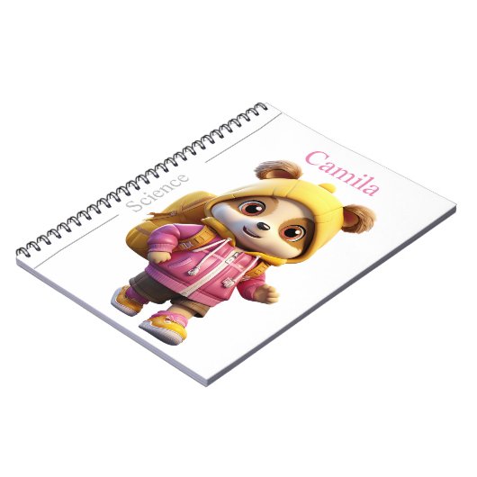 ベア芸術的テーマジャーナル – 学校用品 ノートブック (左側)