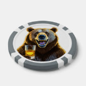 ベア複合パーソナライズされたトランプのポーカーチップ ポーカーチップ (シングル)