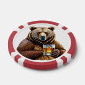 ベア複合パーソナライズされたトランプのポーカーチップ ポーカーチップ (シングル)