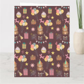 ベア誕生日 カード (裏面)