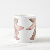 ベア足アート コーヒーマグカップ (中央)