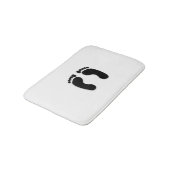 ベア足プリント バスマット (アングル)