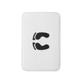 ベア足プリント バスマット (正面縦)