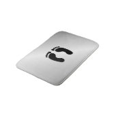 ベア足プリント バスマット (アングル)