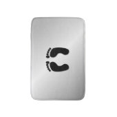 ベア足プリント バスマット (正面縦)