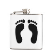 ベア足プリント フラスク (正面)