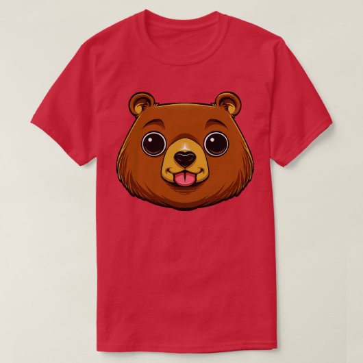 ベア顔 Tシャツ (デザイン正面)