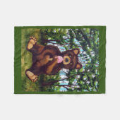 ベア食べスベビーフリースブランケット フリースブランケット (正面(横))