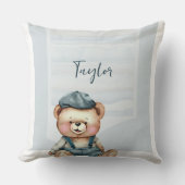 ベア魅力的パーソナライズされた装飾用クッション クッション (正面)