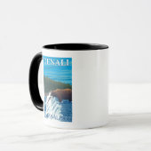 ベア魚釣りイン川 – デナリ国立公園、 マグカップ (正面左)