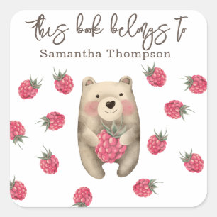 ベア – この本は次のものだ スクエアシール