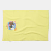 ベア – こんにちは夏!おもしろい キッチンタオル (横)