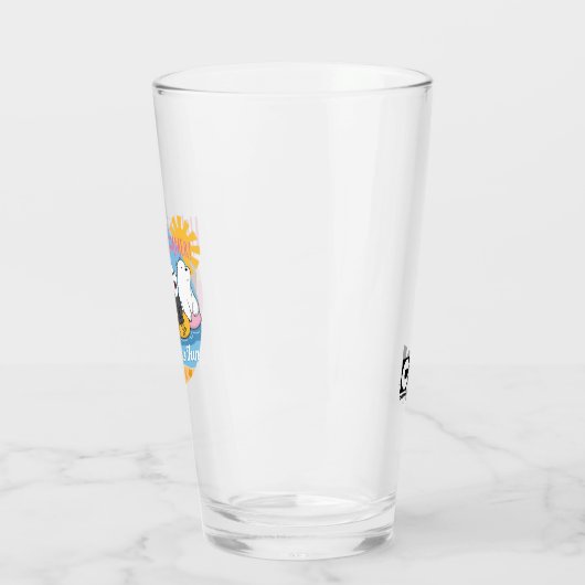 ベア – こんにちは夏!おもしろい タンブラーグラス (左)