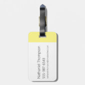 ベア – こんにちは夏！おもしろい ラゲッジタグ (裏面縦)