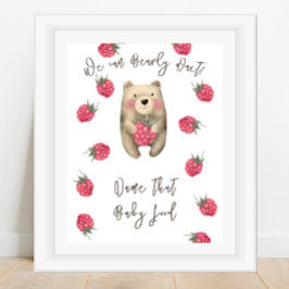 ベア – そのベビー食品の名前 ポスター