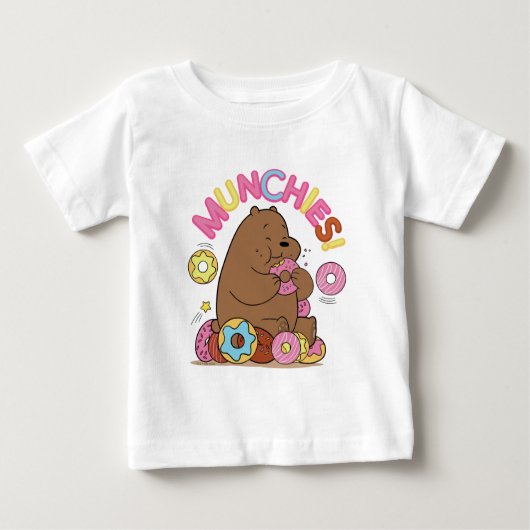 ベア – グリズドーナツMunchies! ベビーTシャツ (正面)