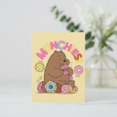 ベア – グリズドーナツMunchies! ポストカード (スタンド正面)