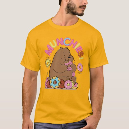 ベア – グリズドーナツMunchies! Tシャツ (正面)