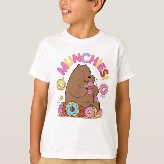 ベア – グリズドーナツMunchies! Tシャツ (正面)