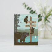 ベア・サイン・ポスト ポストカード (スタンド正面)