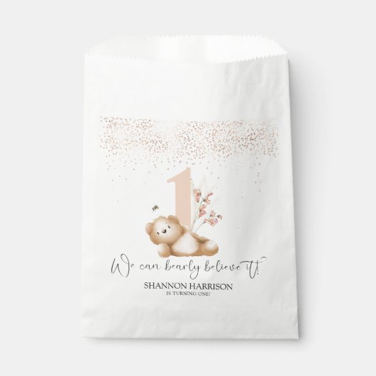 ベア&ザビーファースト誕生日 フェイバーバッグ (正面)