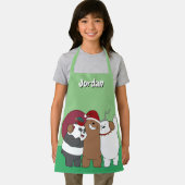 ベア – シーズンのご挨拶 エプロン (インサイチュ)