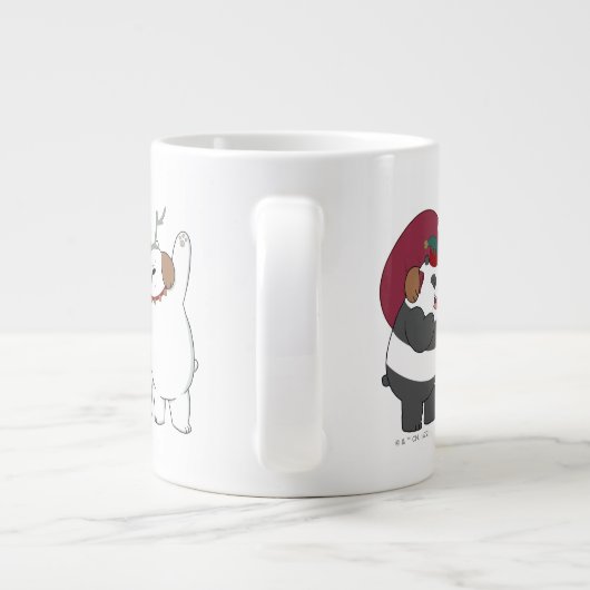 ベア – シーズンのご挨拶 ジャンボコーヒーマグカップ (裏面)