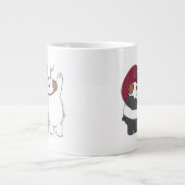 ベア – シーズンのご挨拶 ジャンボコーヒーマグカップ (正面)