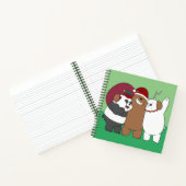 ベア – シーズンのご挨拶 ノートブック (内部)