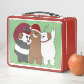 ベア – シーズンのご挨拶 メタルランチボックス (インサイチュ)