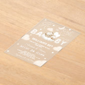 ベア・ジェンダーが中立を明らかにする アクリル招待状 (レイダウン)