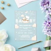 ベア・ジェンダーが中立を明らかにする アクリル招待状 (インサイチュ (ウェディング))