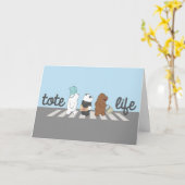 ベア – トートライフ! カード (黄色い花)