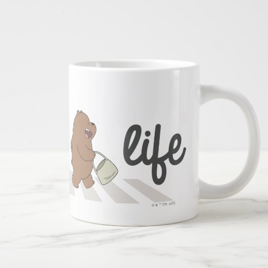 ベア – トートライフ! ジャンボコーヒーマグカップ (右)