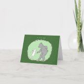 ベア&バニー踊りキュート記念日 カード (正面)