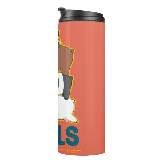 ベア・ベアとクロエ – #StackGoals タンブラー (回転右)