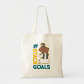 ベア・ベアとクロエ – #StackGoals トートバッグ (正面)