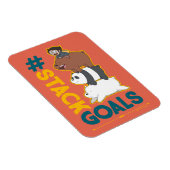 ベア・ベアとクロエ – #StackGoals マグネット (右側)