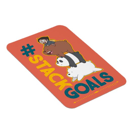 ベア・ベアとクロエ – #StackGoals マグネット (右側)