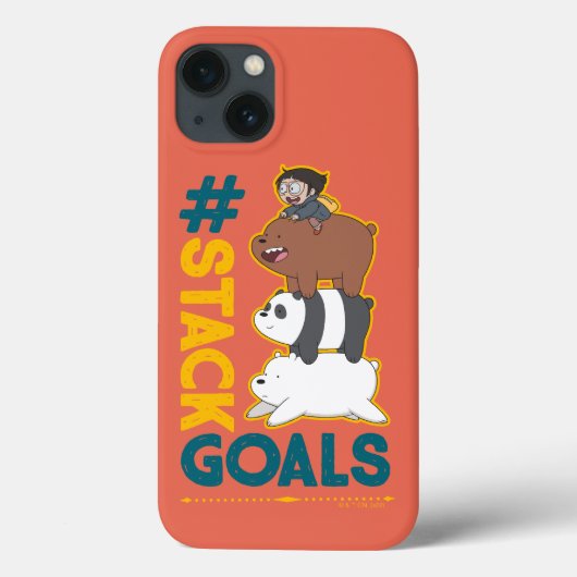 ベア・ベアとクロエ – #StackGoals Case-Mate iPhoneケース (裏面)