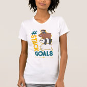 ベア・ベアとクロエ – #StackGoals Tシャツ (正面)
