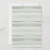 ベア・ボホ・ベビーシャワーを初めて待つことができる 招待状 (裏面)