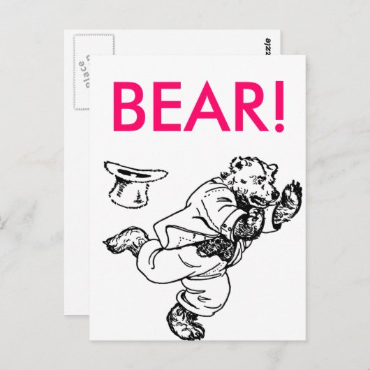 ベア! ポストカード (正面/裏面)