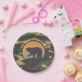 ベア ロア & カモ ペーパープレート (パーティー)