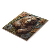 ベア – 工芸品セラミックタイル タイル (側面)